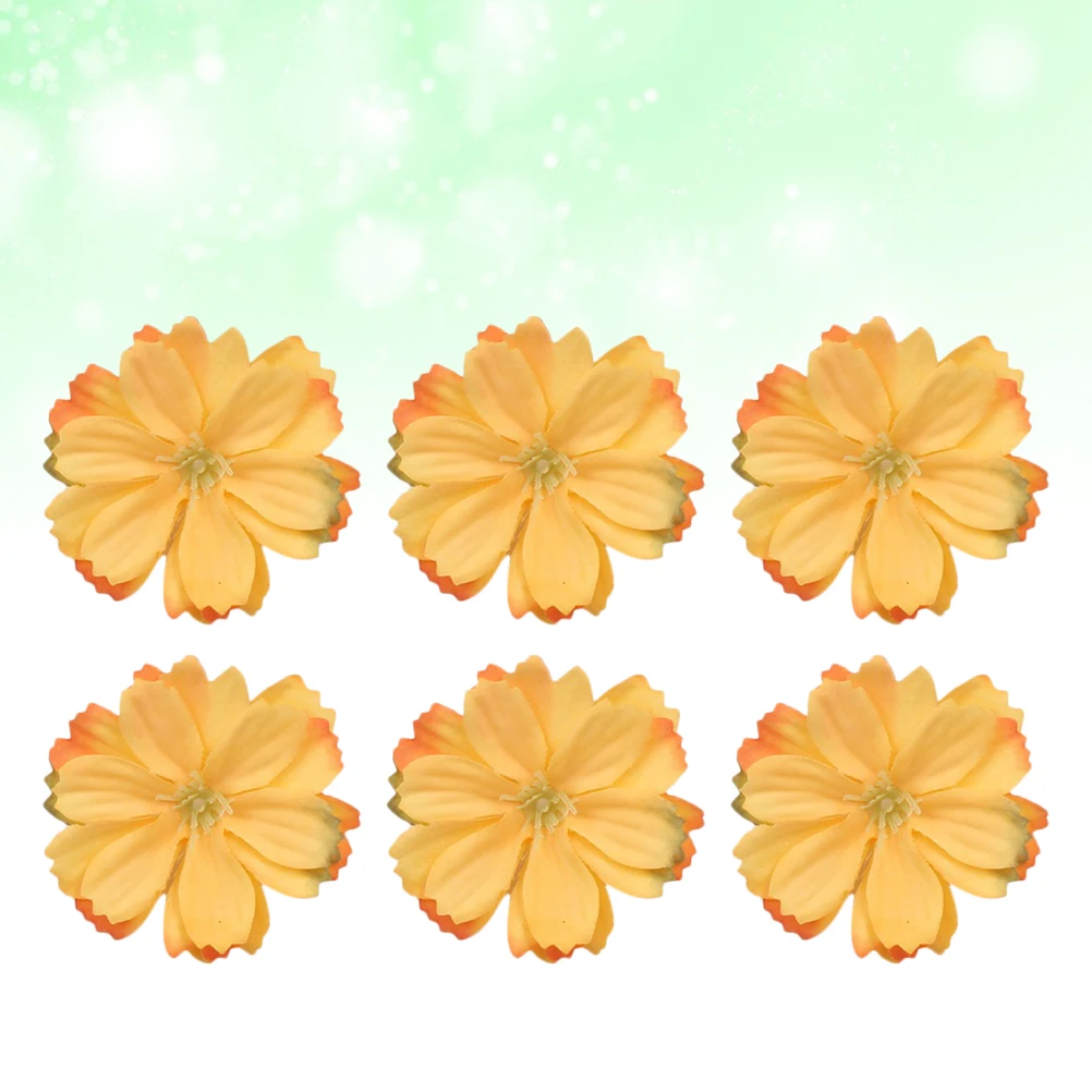 

50 Pcs Simulation Plum Blossom Flowers Durable Faux Flower Heads for DIY Craft Scrapbooking Wedding Decoration