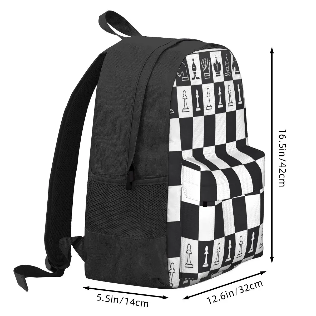 Chess Board 2023 Men\'s and Women\'s School Bag Backpack Leisure Travel Bag Korean Version Camping Fishing Backpack