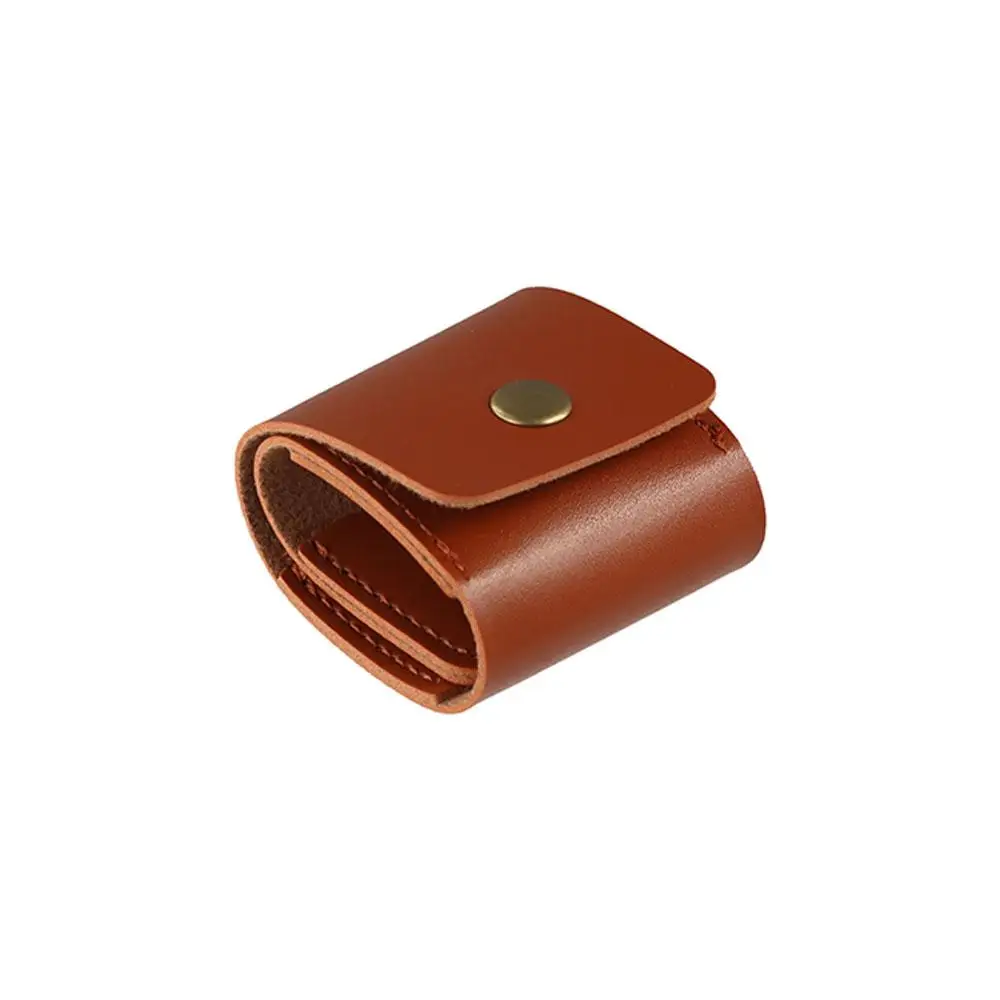 PU Leather Guitar Picks Holder Case Picks Organizer Large Capacity Picks Storage Pouch Durable Smooth Guitar Picks Holder Bag