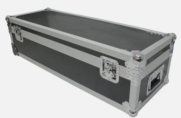 ATA Road Case, Aluminum Utility Multipurpose Trunk, Heavy-Duty Shockproof Equipment Flight Case, Professional Tool Storage Box