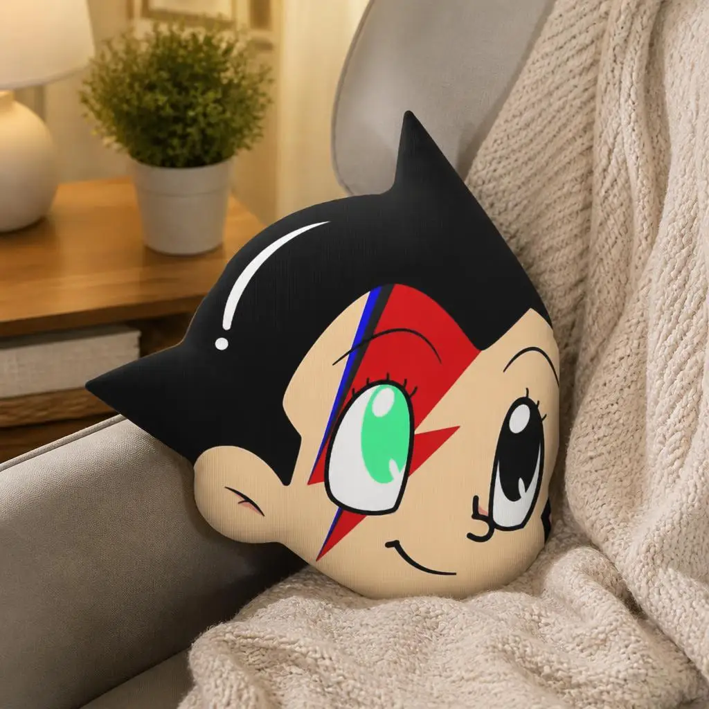 Astro Boy Stardust Throw Pillow Irregular Stuffed Cushion Anime Character Decorative Sofa Accent Home Decor Anime Art Gift