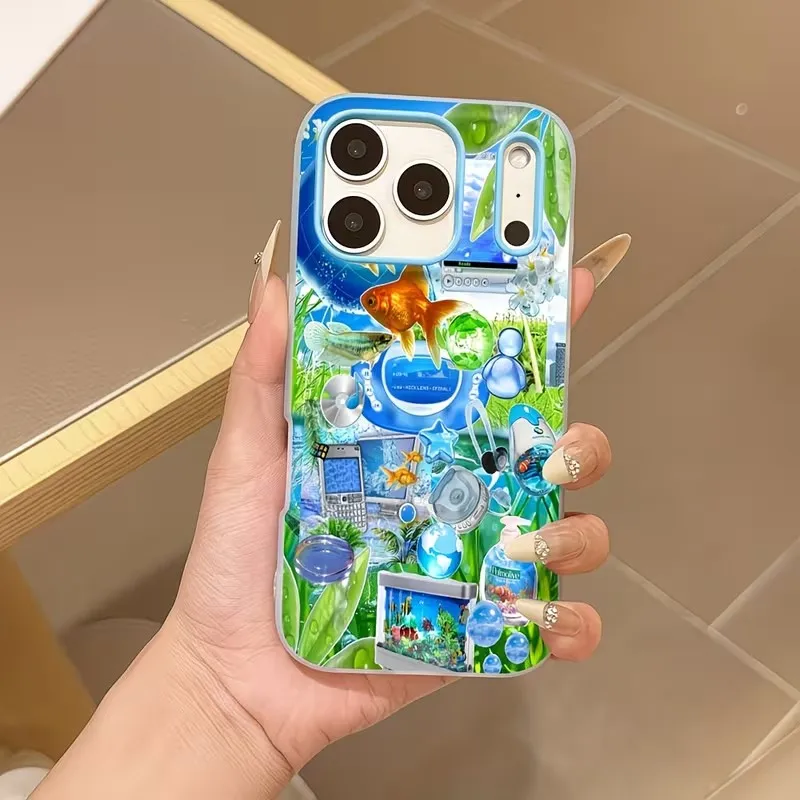 Frutiger Matte Candy Color 2 in 1 Phone Case for Motorola Moto Edge G Stylus 60 G64 50 Power Fusion Neo Pro 2025 4G 5G Aero Fish - view 2