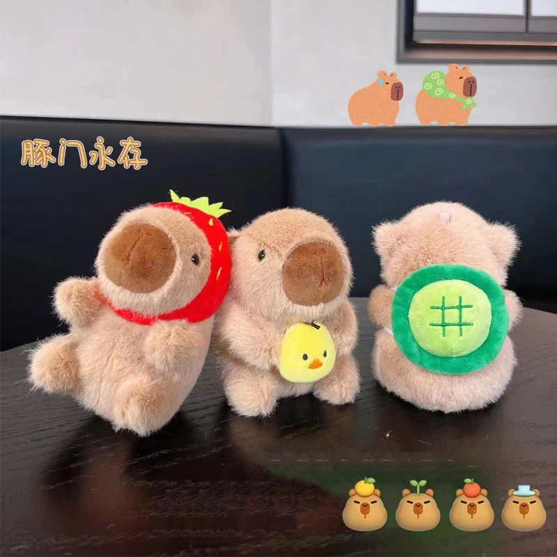 

Kawaii Animal keychain Stuffed Toys For Girls Cute Plush Toys Learning Outdoor Fun Car Keychain Juguetes Para Niños Novedosos