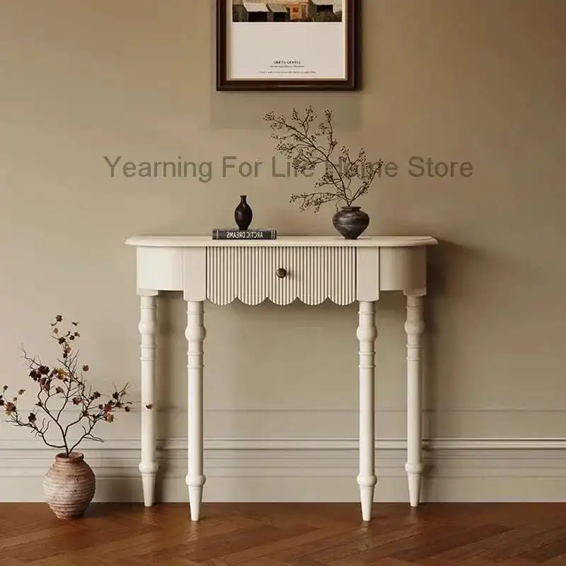 

Modern Premium Console Table Aesthetic Living Room Luxury Entrance Hall Console Table Vintage Trendy Tavolo Salotto Furniture