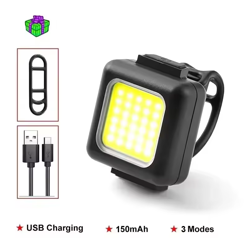 BUCKLOS Bike Light COB Front Rear Bicycle Lights LED Rechargeable Mountain Road Bicycle Lamp MTB Tail Light Cycling Flashlight - Image 16