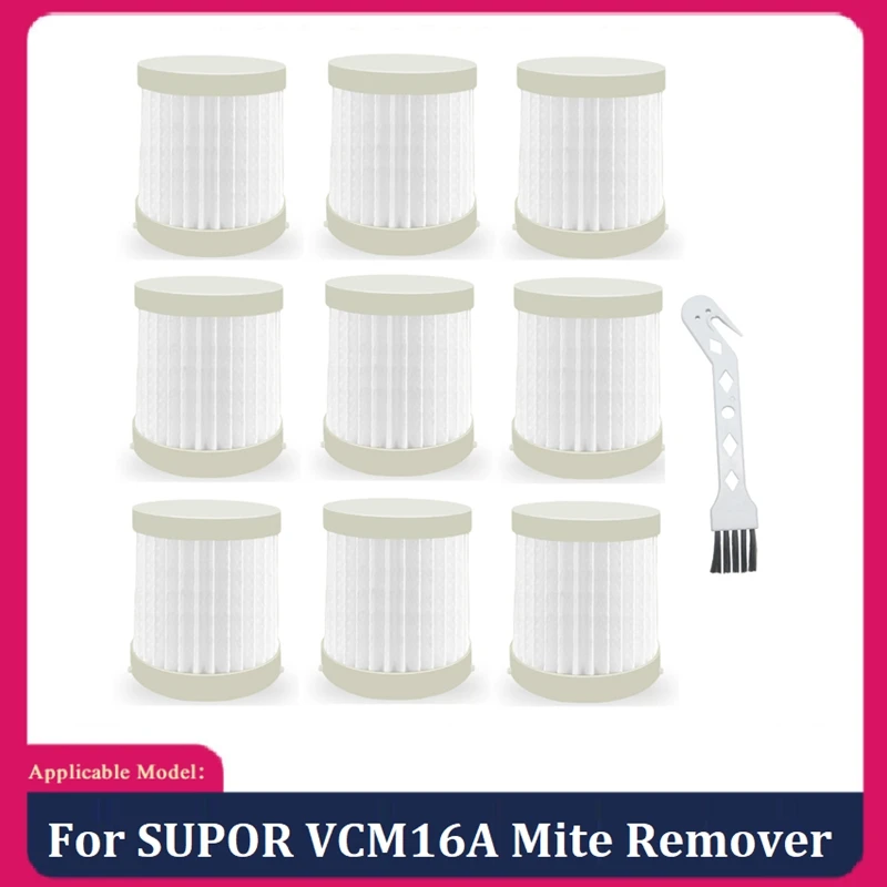 Filtre HEPA de remplacement pour aspirateur SUPOR VCM16A, pièces de rechange, anti-acariens, ménage, livres