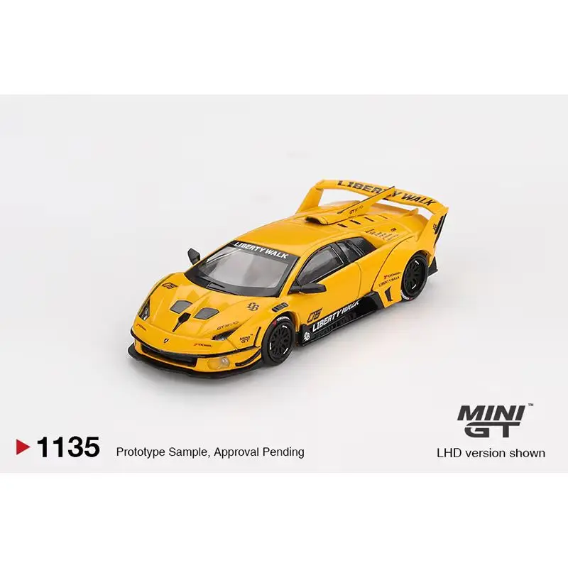 Hot Minigt 1:64 Lb-Silhouette Works Murcielago Gt Evo Mercedes-Benz 190 E 2.3-16 #11 Ayrton Senna 1984 Alloy Diecast Car Model