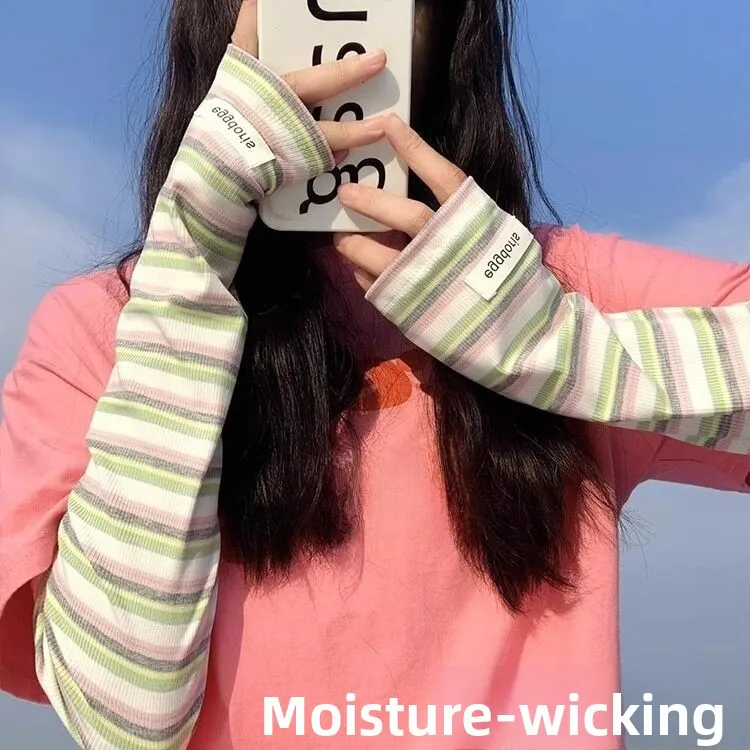 Thin Long Sleeve Elbow Protector Gloves for Air Conditioned Rooms Cold Protection against Air Conditioning Arm Blow