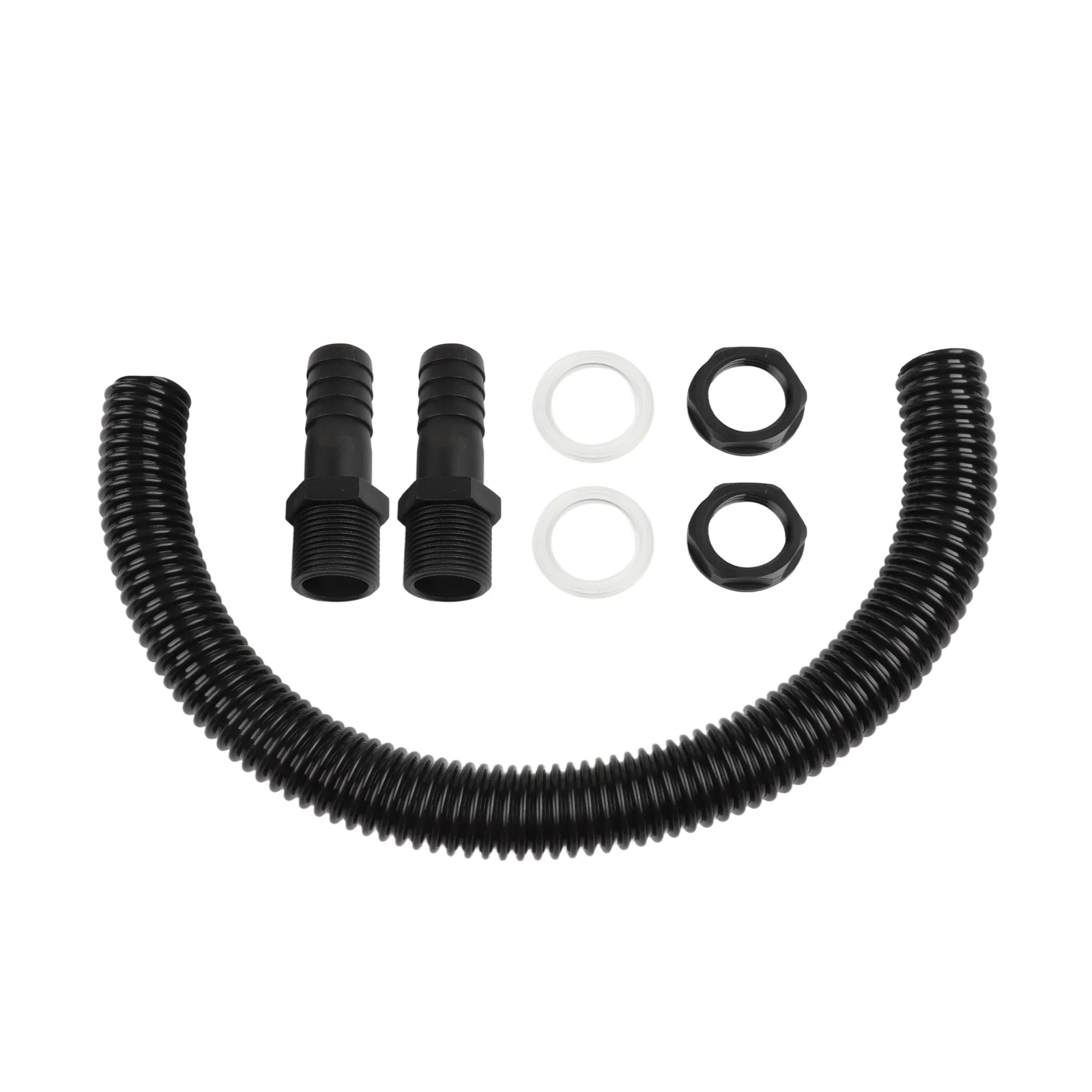 Connector Pipe Extension Kit Enhances Your Garden\'s Rainwater Storage by Linking Two Compatible 3/4 Threaded Tanks