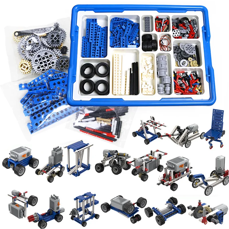 9686 Technical Parts MOC Parts Educational DIY Robot Building Blocks Science and Technology Power Machinery Set 9686 Toys Kids