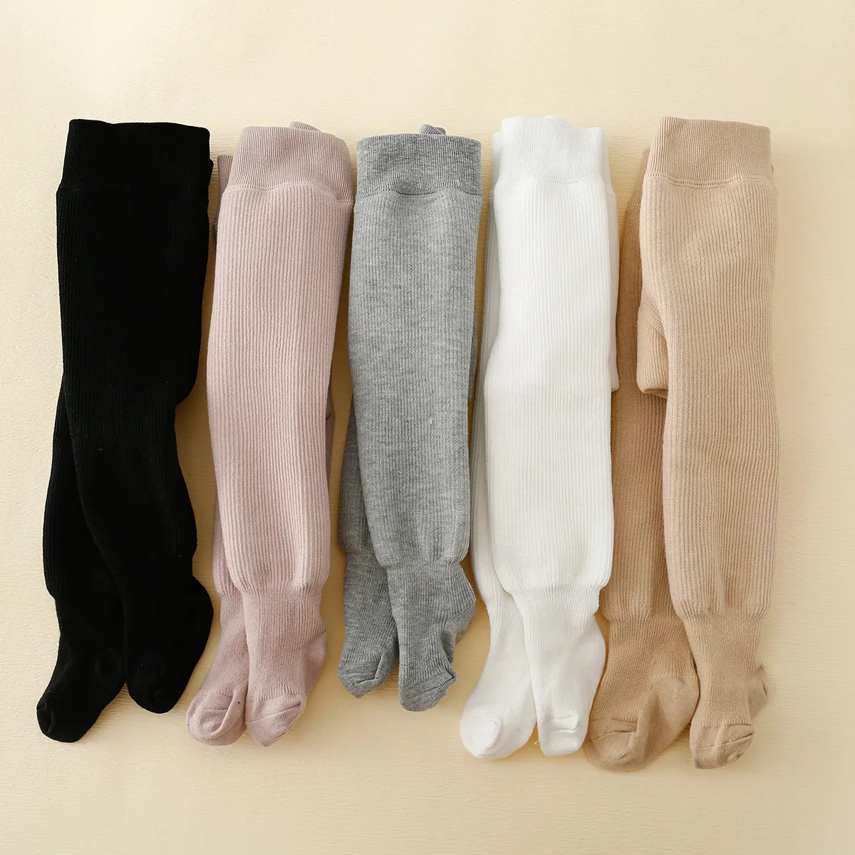 Winterleggings für Kleinkinder, Mädchen, mit Polarfleece-Futter, Streifenmuster, extra dick und warm, Baumwollstrumpfhose, wärmende Strumpfhose für Kleinkinder und Kinder. – Detail 5