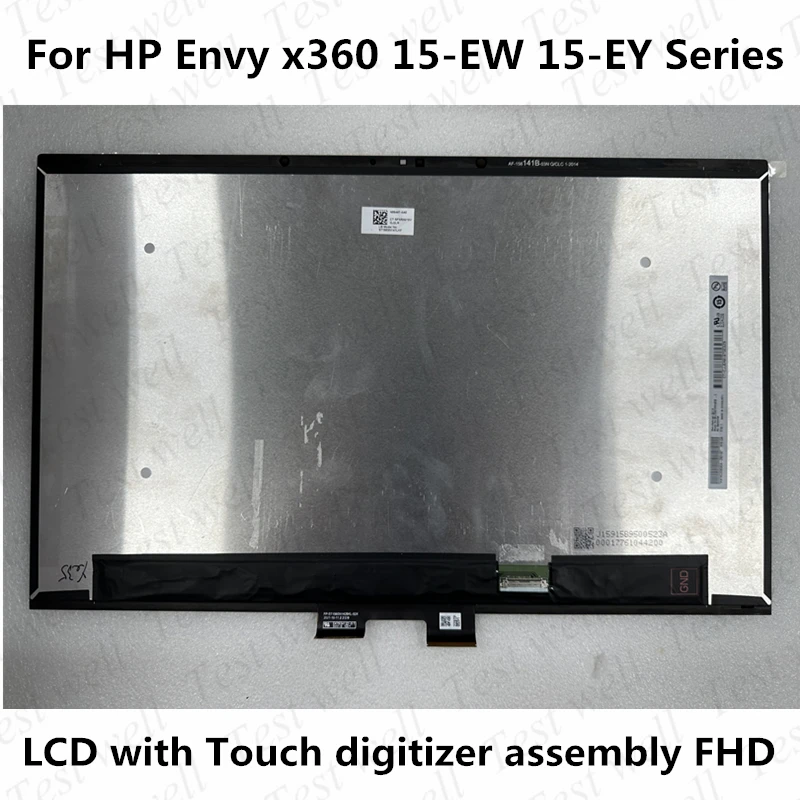 

15.6'' FHD LCD For HP Pavilion x360 Convertible 15-EW 15-EY 15-ey0000 15-ew00 15T-ew100 LCD Touch Screen Digitizer Assembly