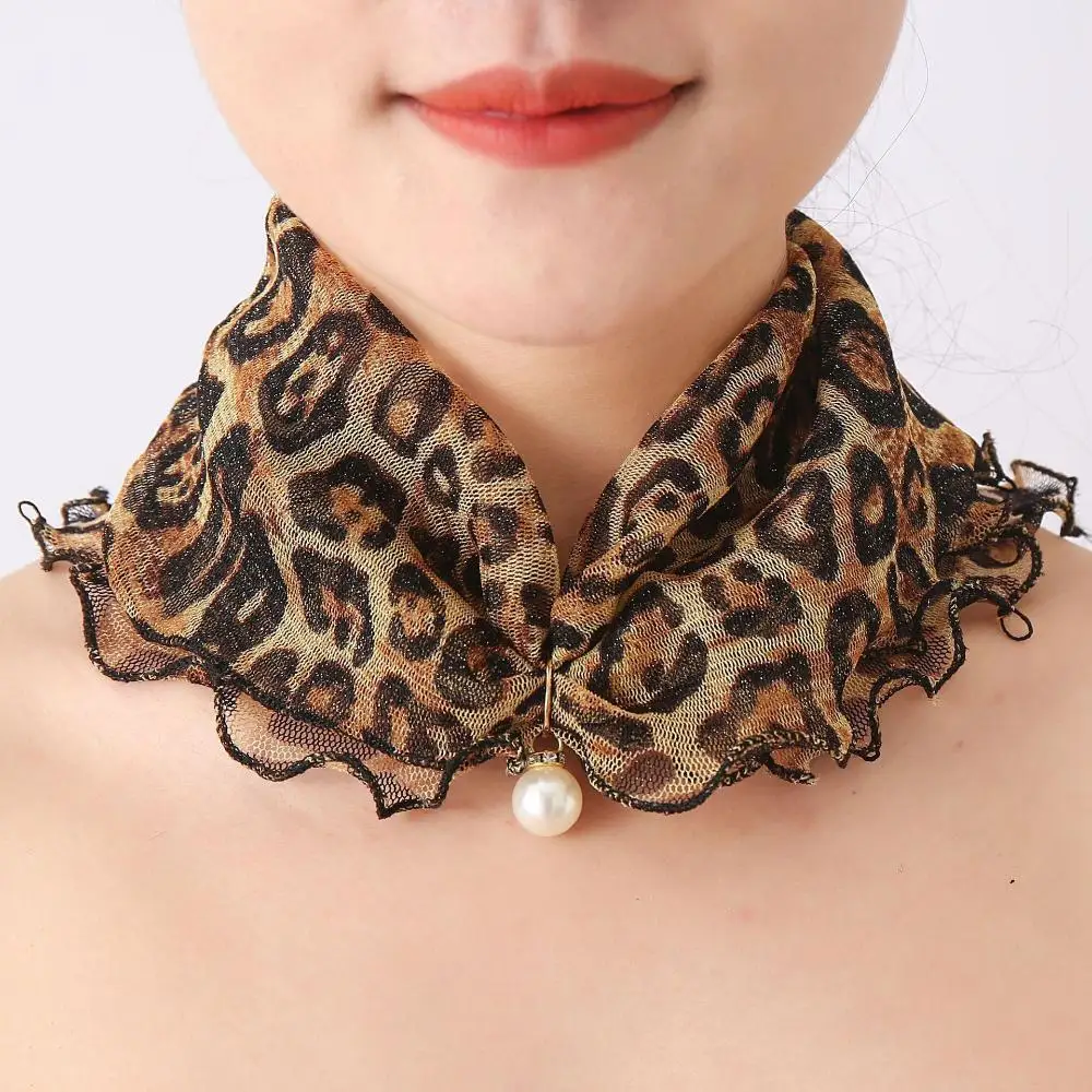 Elegant Decorate Variety Bandana Dress Scarf Lace Silk Scarf