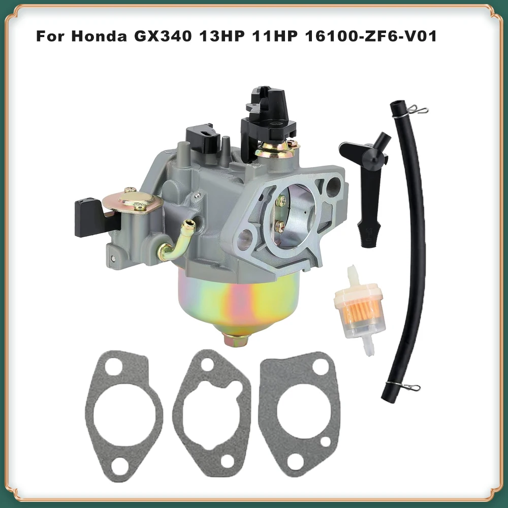 

Карбюратор для двигателя Honda мощностью 11 л.с. 13 л.с. — заменяет деталь OEM # 16100-ZF6-V01, подходит для GX340 GX390