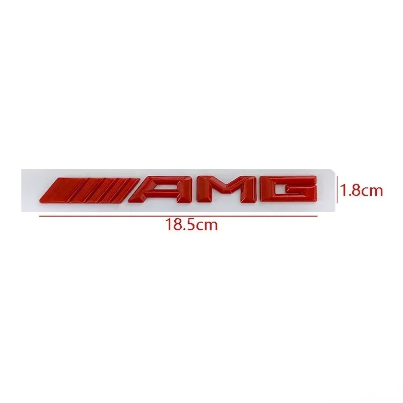 Alloy AMG Car Emblem Grille Letter Badge for Mercedes Benz AMG W204 W205 W210 W211 W212 W213 W167 W176 W463 GLC C63 G63 E63 view 3