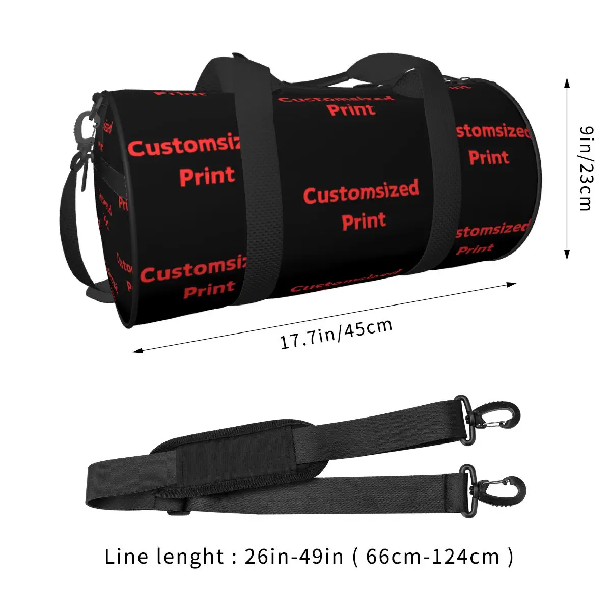 YOUR image Gym Bag Desing Cool Outdoor Sports Bags with Shoes Training Printed Handbag Vintage Fitness Bag For Couple