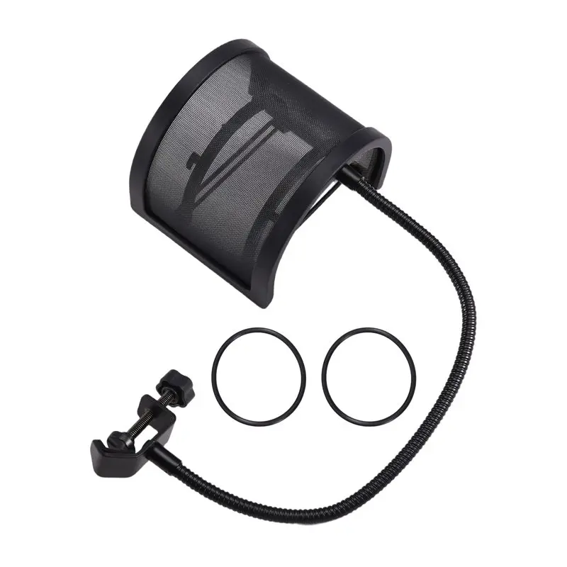 

B92B-гибкий звуковой фильтр ветрового стекла для студийного микрофона с микрофонным экраном на гибкой шее для говорящих аксессуаров для записи