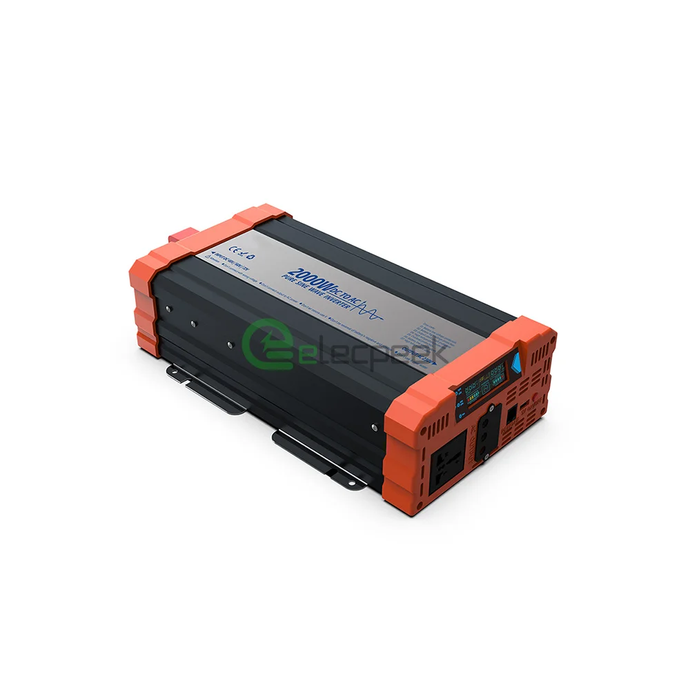 2000 Watt Pure Sine Wave Power Inverter 12 V To 220 V 2000W Oem China Factory Price Solar Inverter To 220V for Home