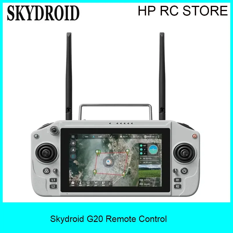 

Пульт дистанционного управления Skydroid 20 с процессором 6 нм, 2,4 ГГц/5,8 ГГц, двухдиапазонный 7-дюймовый дисплей высокой четкости, передача изображения 30 км, RC
