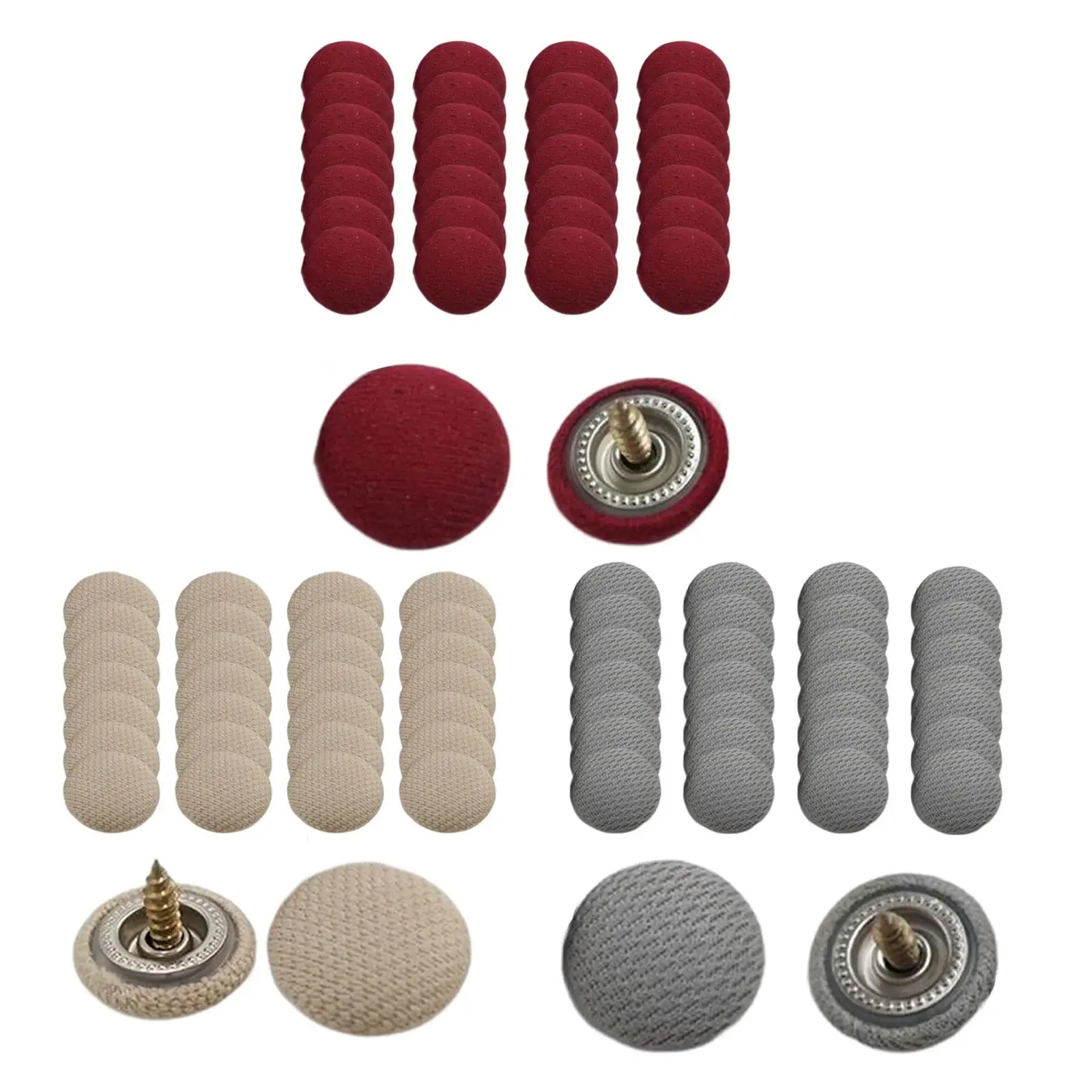 

30x Headliner Repair Button, Auto Roof Snap Rivets Retainer, Roof Repair Buckle for airplane ,Motorcycles, Buses Trains All Cars