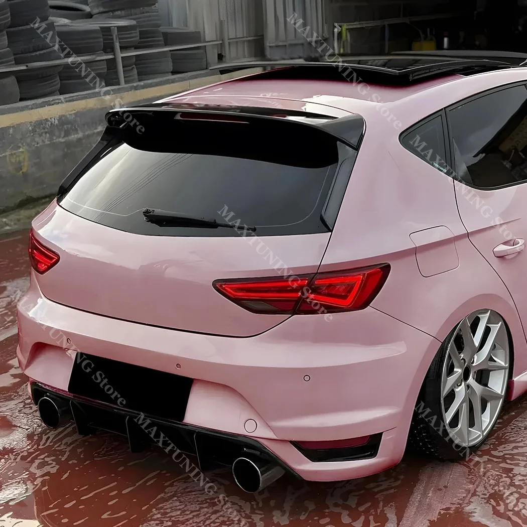 

Для Seat Leon MK3 5-дверный 2013-2019: спойлер на крышку багажника, верхний спойлер, задний спойлер, боковые накладки, элементы обвеса