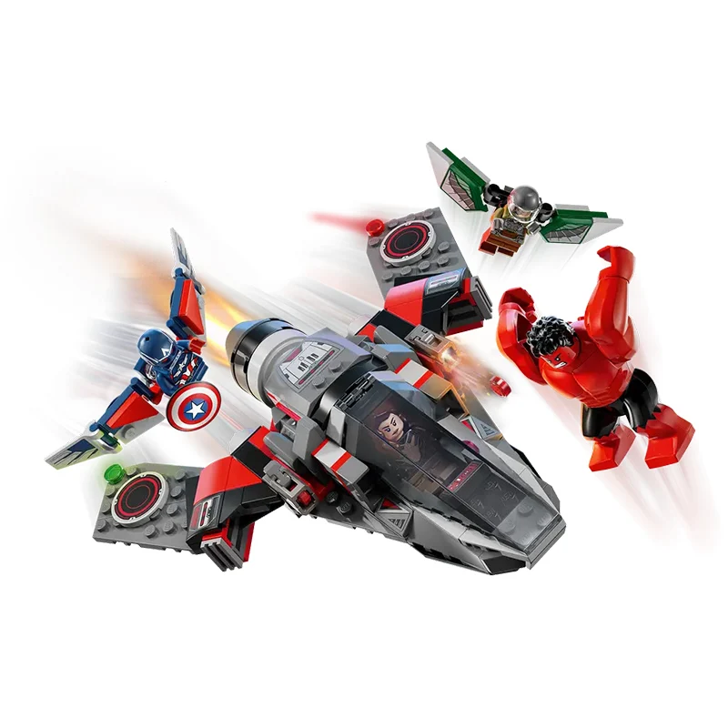 مكعبات بناء ليجو 76292 كابتن أمريكا ضد ريد هالك للأولاد والبنات بناء وتجميع مكعبات البناء هدايا ألعاب الأطفال #3