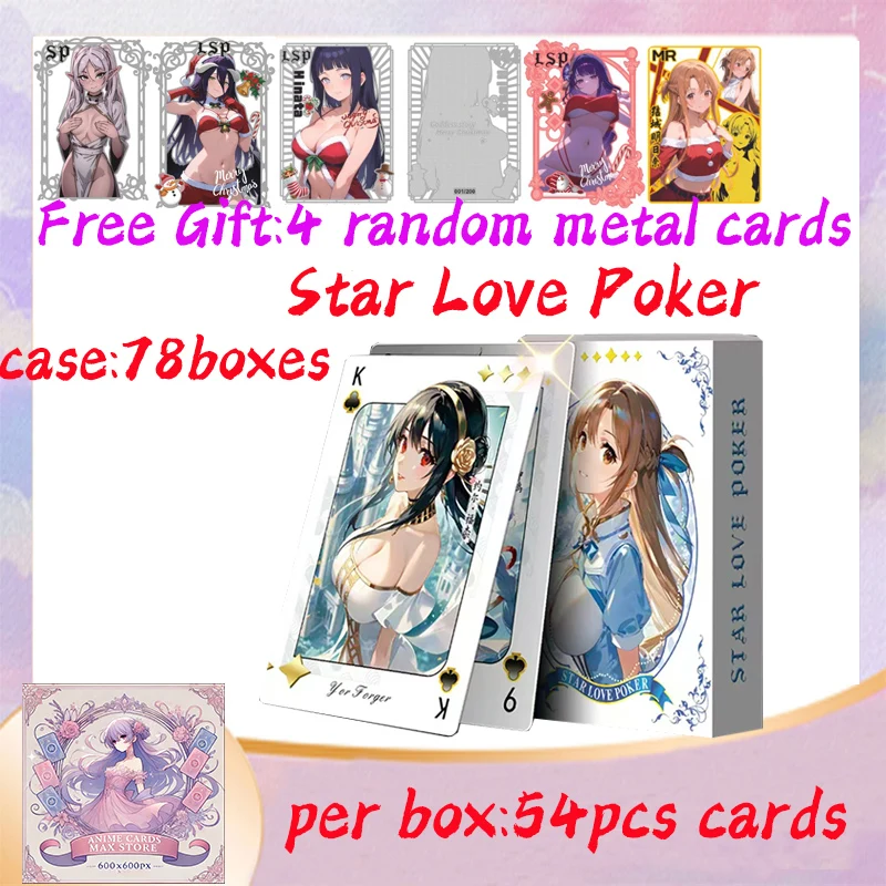 

2025 Newest Star Love Poker Goddess Story Collection Card Waifu Swimsuit CCG ACG TCG World Trading Hobbies Gift