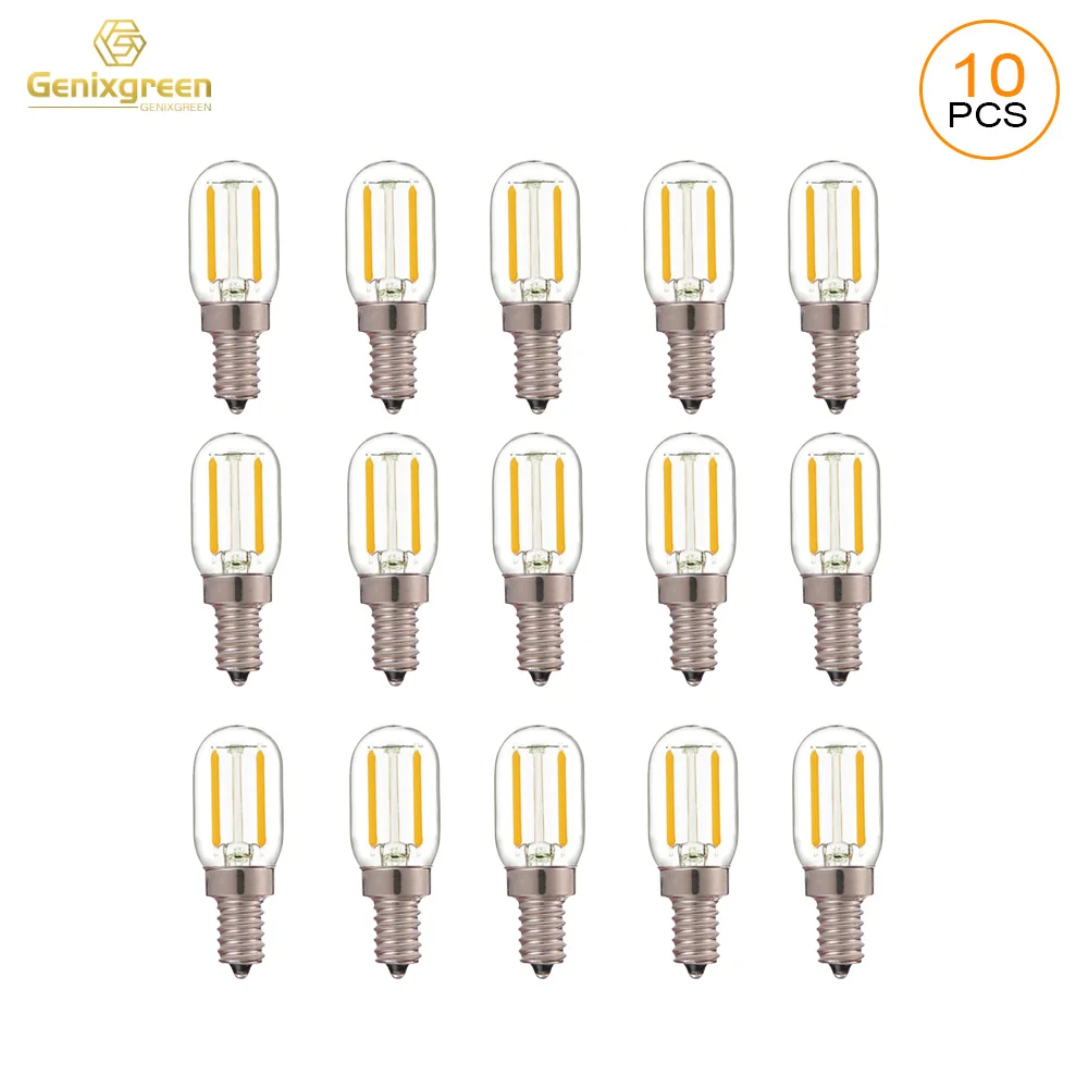 Genixgreen DC AC 12V 24V E14 LED-Birne T22 1W Niederspannungs-Rohrglühlampe E12 Kandelaber LED-Lampe RV Lokomotive Raumbeleuchtung