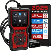 V519 OBD2 Scanner - Handheld Vehicle Inspection and Fault Diagnostic Tester with Live Data, Battery Test
