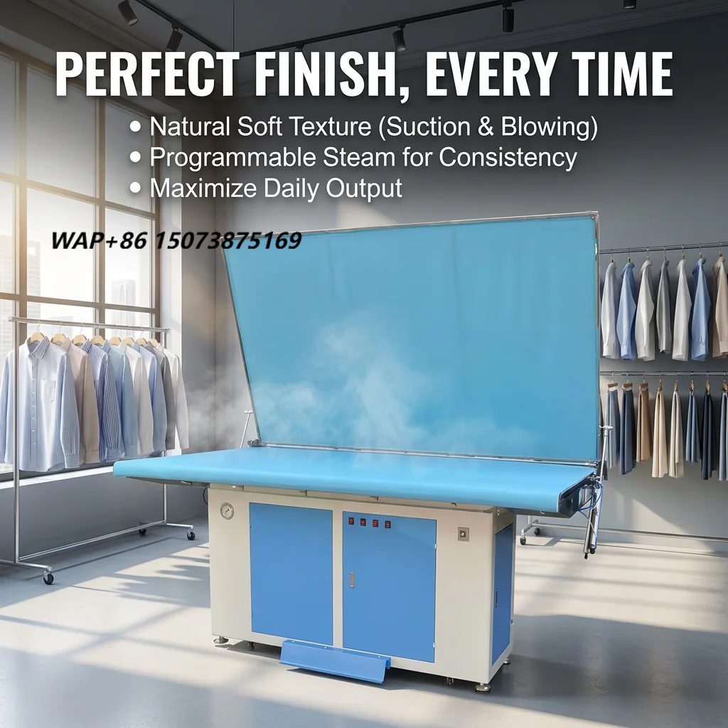 Full Automatic Steam Ironing Machine for Woolen Sweater Knitted Garment Automatic Steam Industrial Ironing Machine