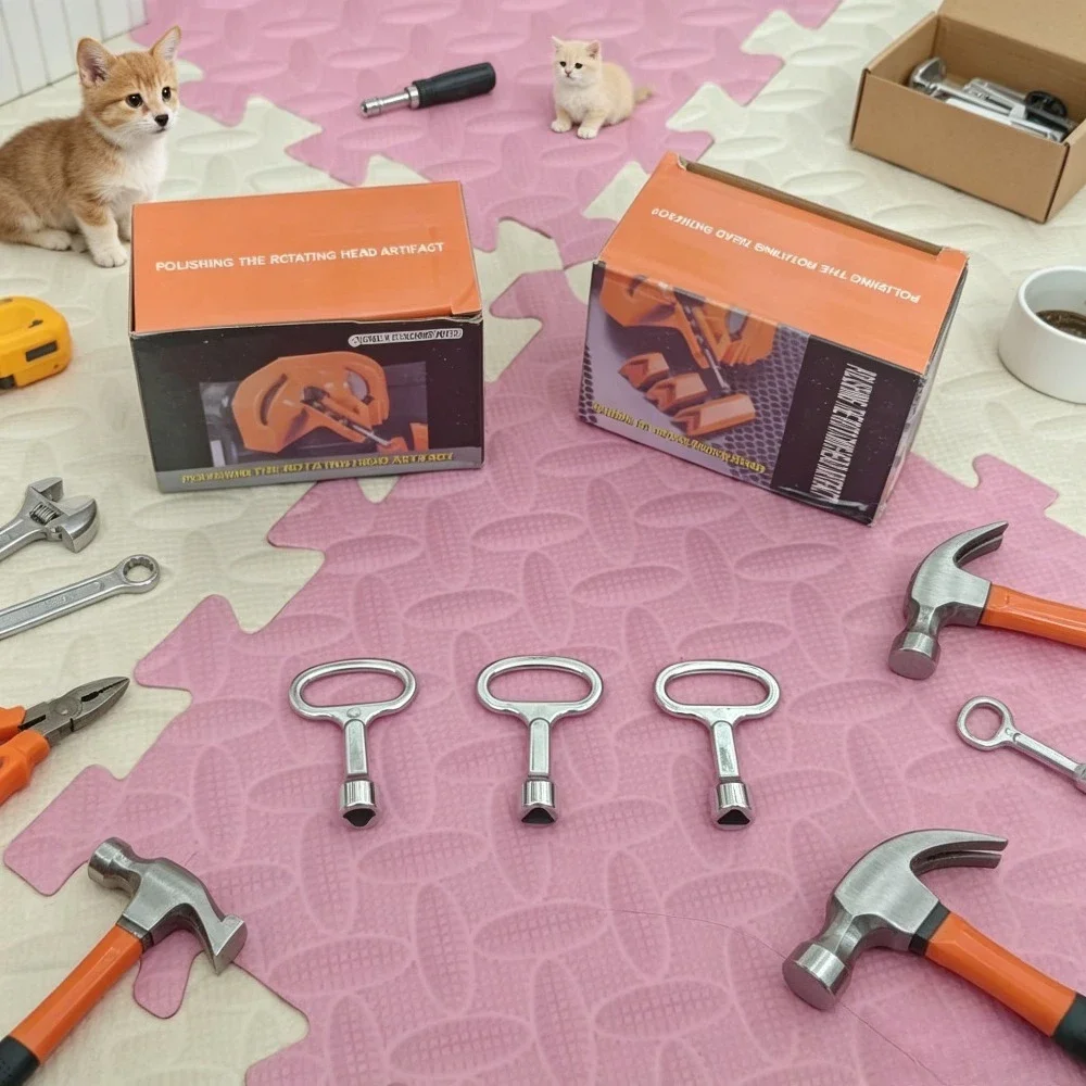 15Pcs Universal Multi-type Cabinet Key Triangle Spanner Wrench Fit Elevator Subway Train Electric Cabinet Door Panel Lock Tools