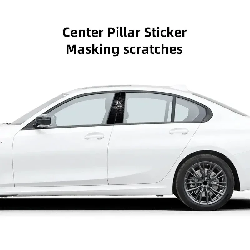 Stunning PET B-Pillar & Center Column Decals for Honda - Ideal for CRV/ Envix/ HRV, Premium Decoration.