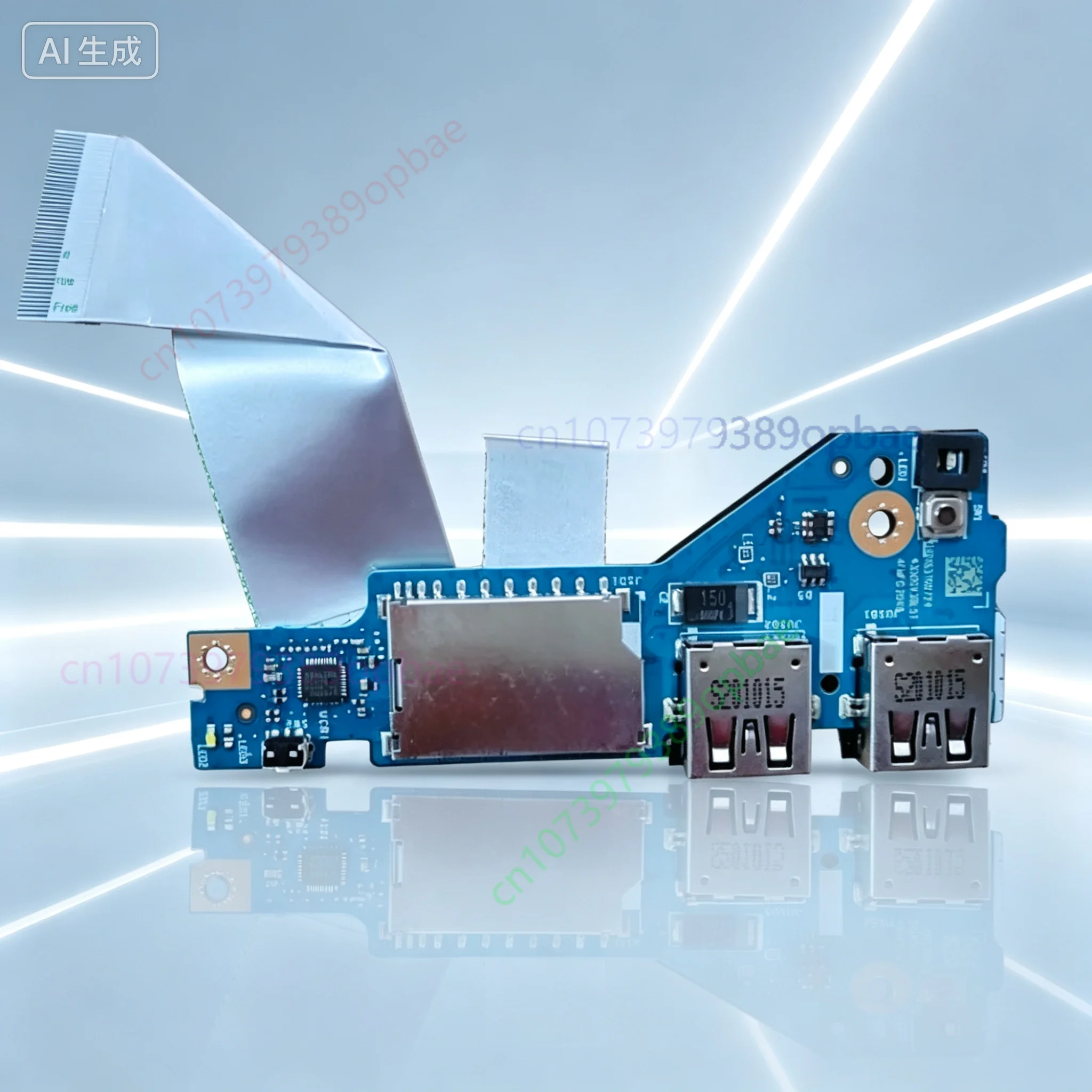 Replacement LS‑H082P USB Card Reader Switch Board for Ideapad S540‑14IWL S540‑14IML S540‑14API 5C50S24890, Fully Tested
