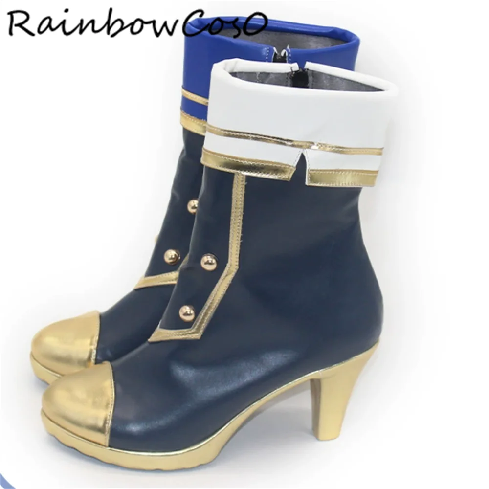 Aiba Uiha Virtual YouTuber VTuber Cosplay Schuhe Stiefel Spiel Anime Party Halloween RainbowCos0 W4779