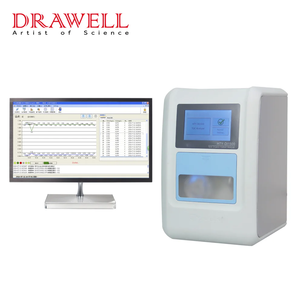 DI1500-OL Totaal organische koolstofmachine Prijs TOC-analysator