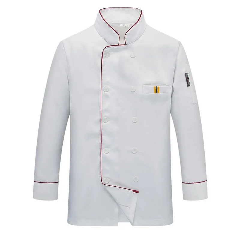 زي الشيف ذو اللون الصلب لمطبخ مطعم المخابز والمعجنات