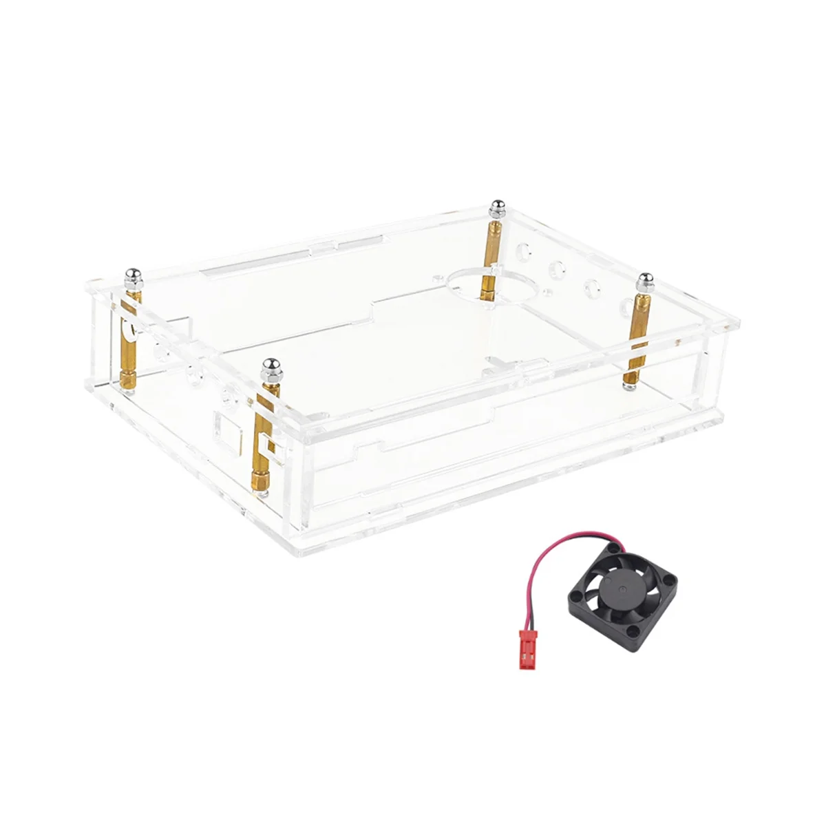 Acryl Schutzhülle Fall mit Lüfter für Banane Pi R3 BPI-R3 Development Board Zubehör