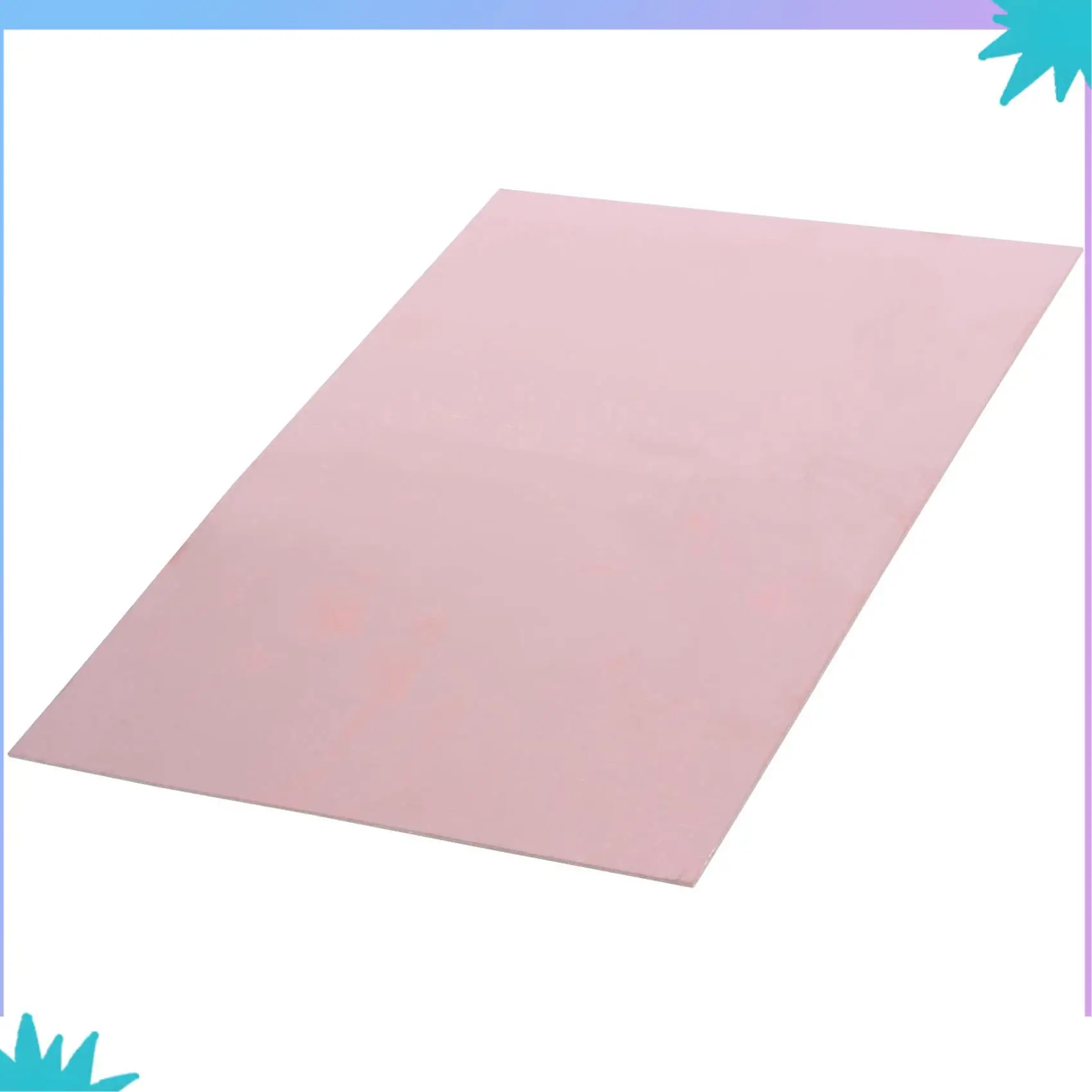 ABZW 5 pezzi 30 cm x 20 cm circuito stampato PCB laminato con piastra rivestita in rame su un lato fai da te