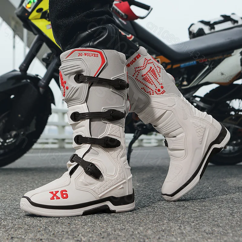 Off-road Track Shoes Motorcycle Motocross Boots Off-road Locomotive Riding Boots Tension Anti-skid Anti-drop Riding Equipment view 4
