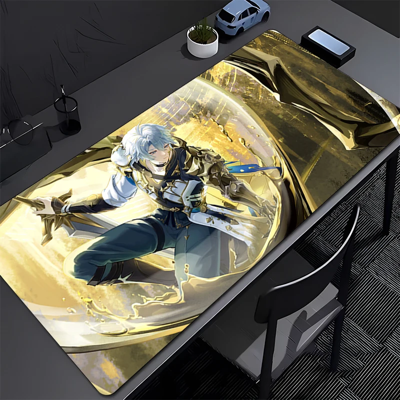 Mouse Pad Computer Honkai Star Rail Phainon Extended Desk Mat Laptop Cool Anime Gamer Keyboard Pad Gaming Accessories Mousepad