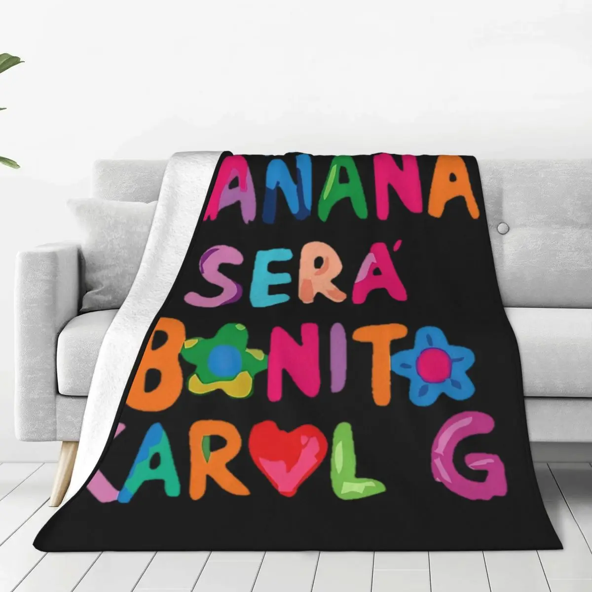 Relax Karol G Manana Sera Bonito Blanket Stuff Sofa Decorative Bichota Season Throw Blankets Soft Fleece for Bedroom