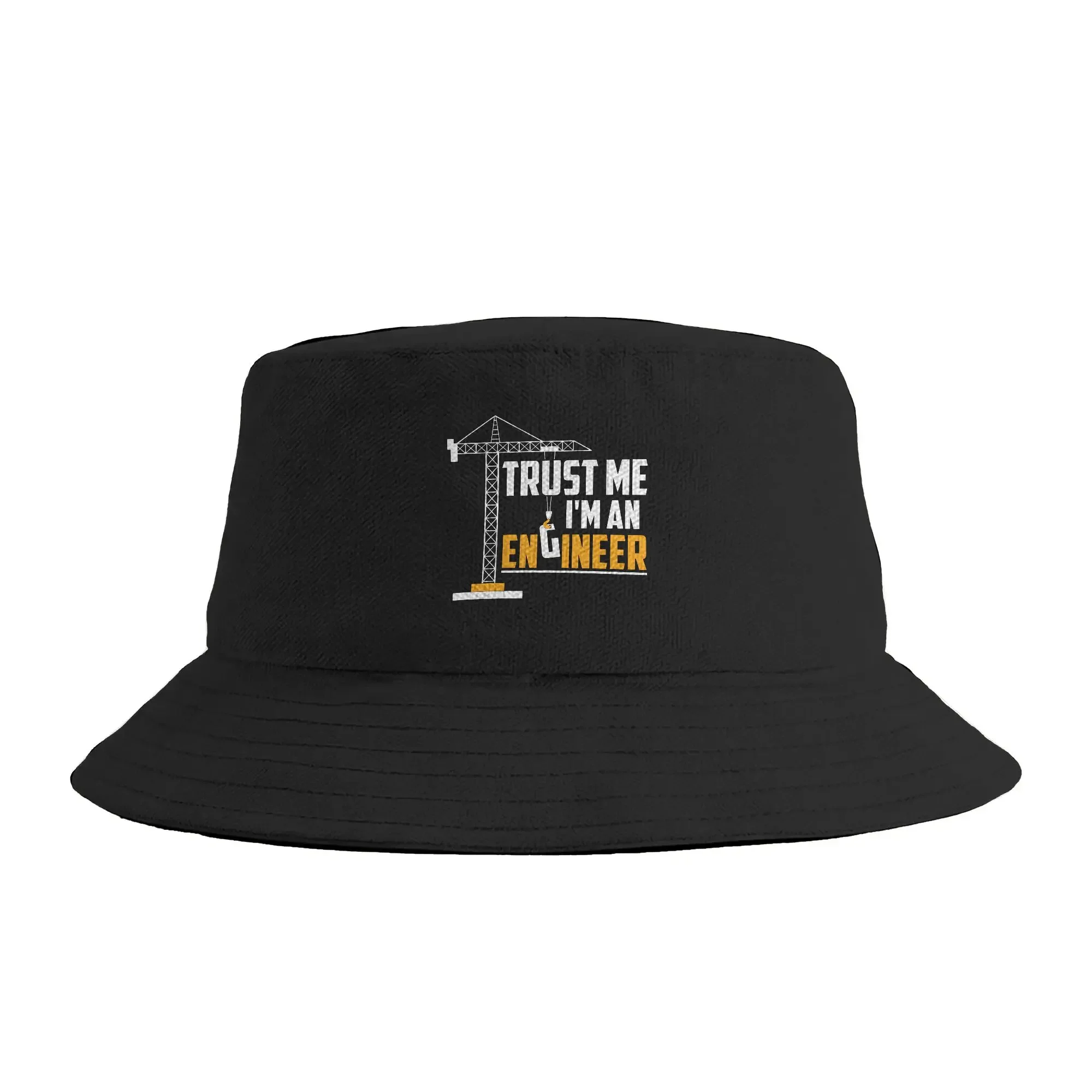 Unisex Cute Trust Me I’m An Engineer Engineering Bucket Hat Foldable Fisherman Hats Spring Casual Vacation Caps Hawaii Sun Hat