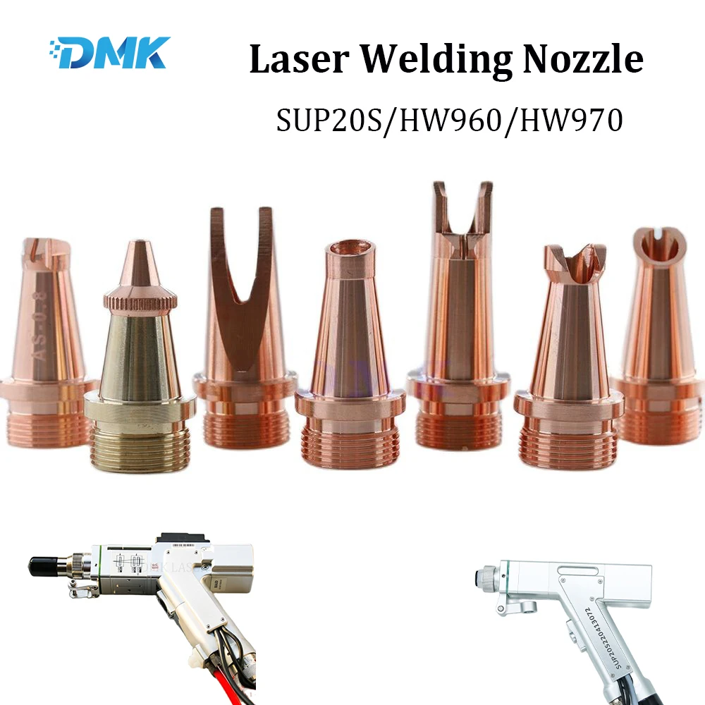 DMK Fiber Laser Welding Head Nozzle For SUP20S/HW960/HW970/Raytools BW101-GS/Xinghong Fiber Laser Welding Head