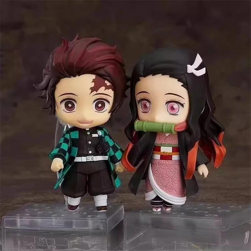 Anime Kamado Tanjirou 1193 Kamado Nezuko 1194 Water Breath Ver. PVC Action Figure Statue Collectible Model Kids Toys Doll Gifts