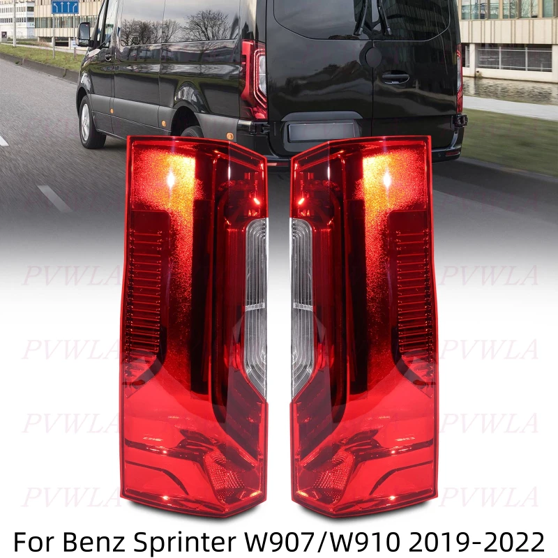 

LED Tail Lamp For US Version Benz Sprinter W907 W910 2019 2020 2021 2022 Brake Light Car Accessories 9108205200 9108205300