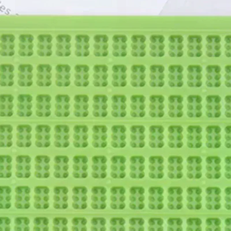 1Set 9 Lines 30 Cells Practical School Plastic Braille Portable Writing Slate With Stylus