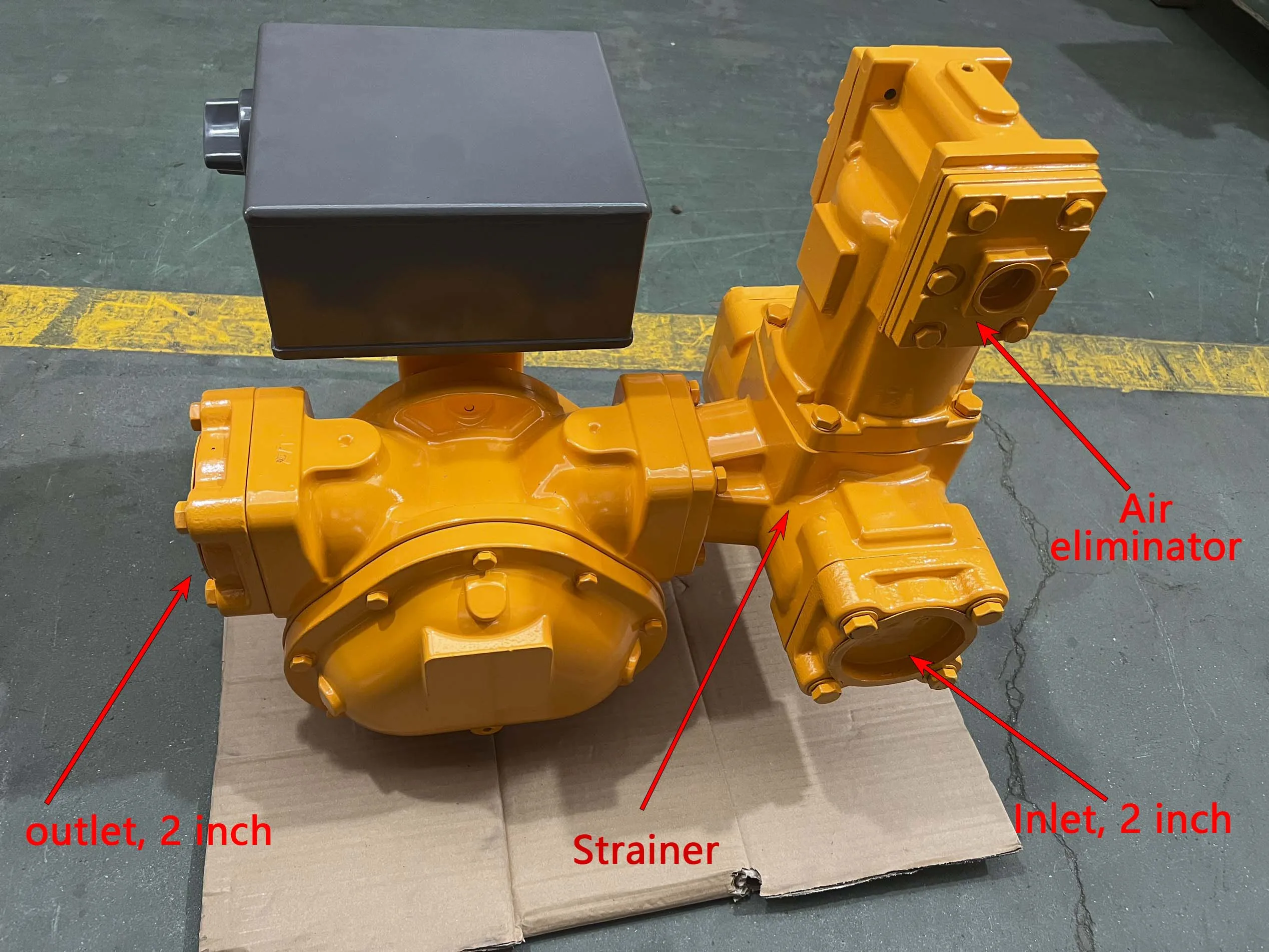 Fuel Flowmeter Factory Best Selling Mechanical PD Rotary Flow Meter M-50-1Fuel Tank Pump And Meters