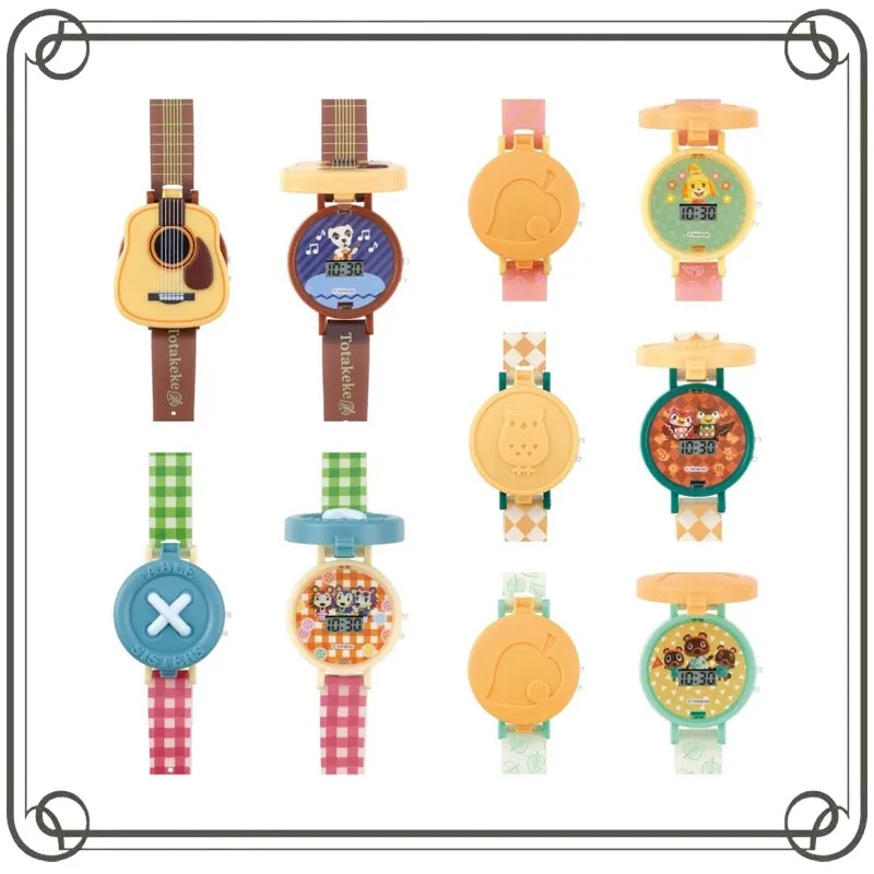 

Animal Crossing Watch Gashapon Wrist Decoration Action Figure Model Kids Toy Christmas Gifts