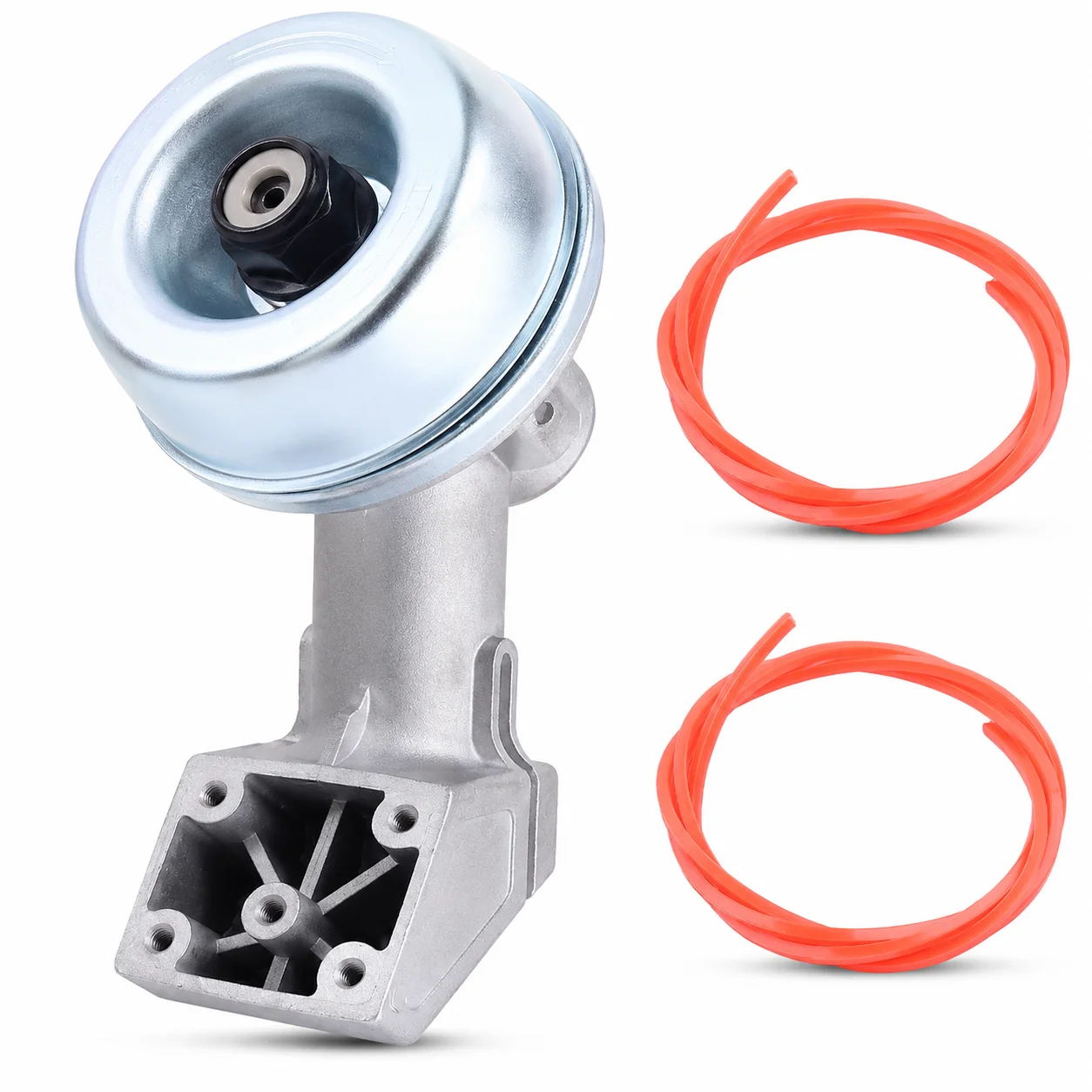 Gear Head Housing Replacement for Stihl FS120 FS130 FS200 FS250 FS90 FS100 FR130 Brushcutter with Cutter Rope, OEM 4137 640 0100