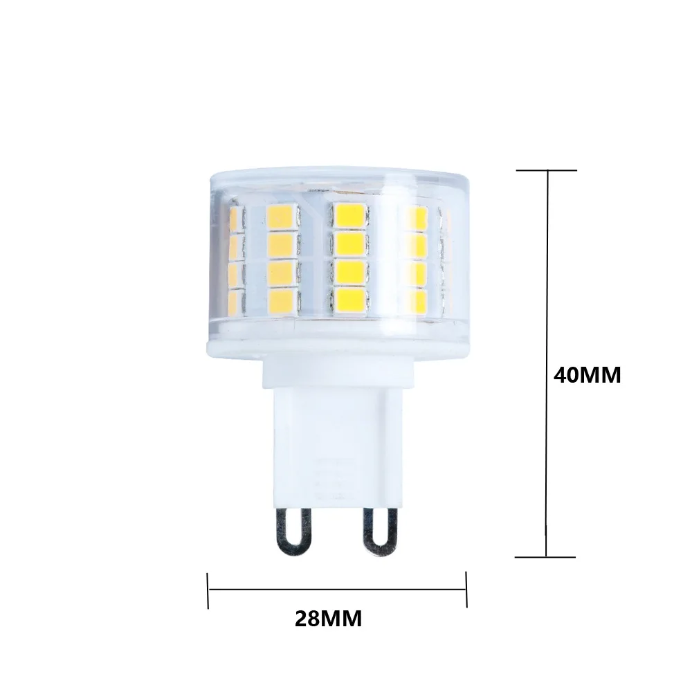 Ampoule LED sans Tige E14, G9, 9/15W, 220V, 88 Perles, Résistante à 360, Coque en Céramique